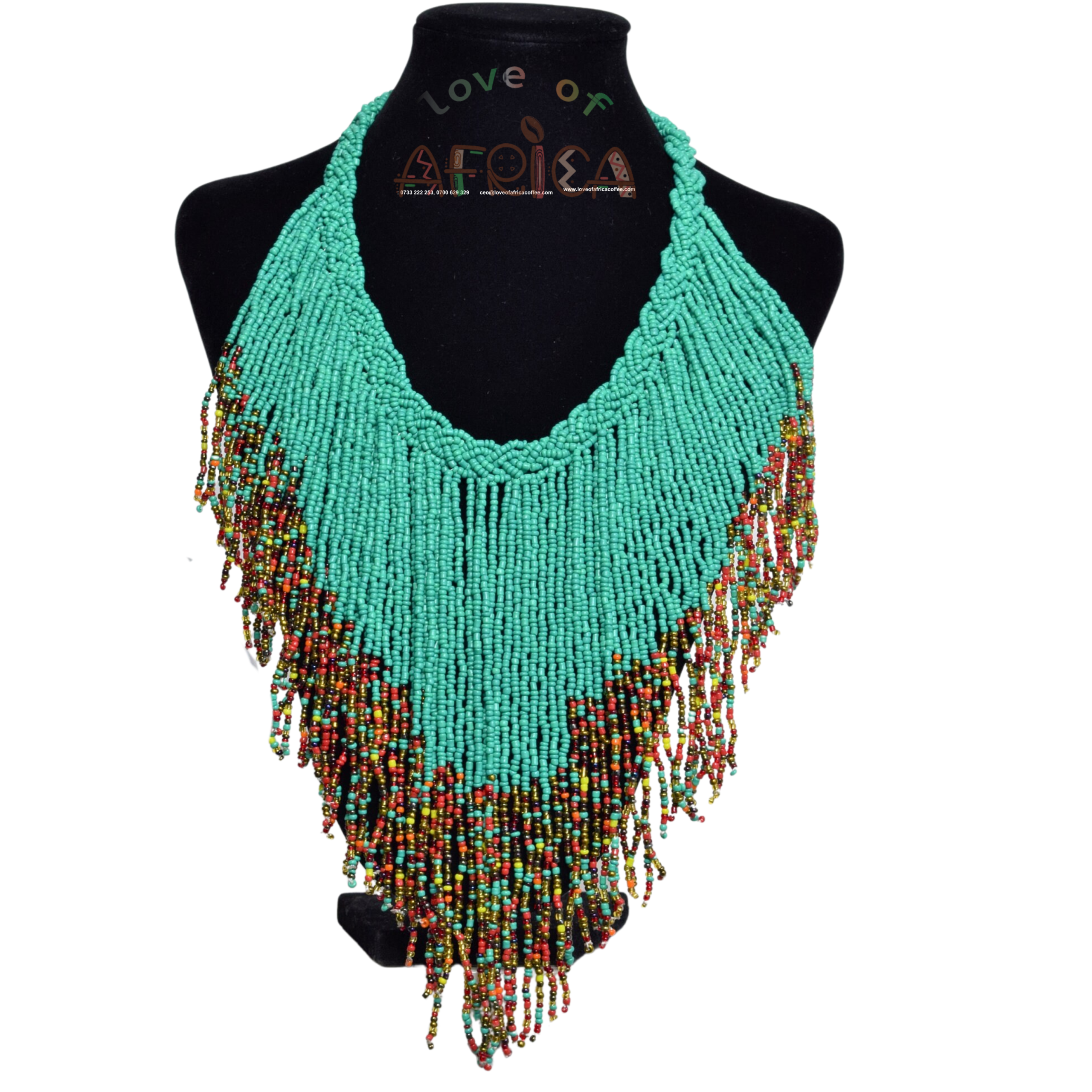 African Maasai Handmade Beaded Necklace