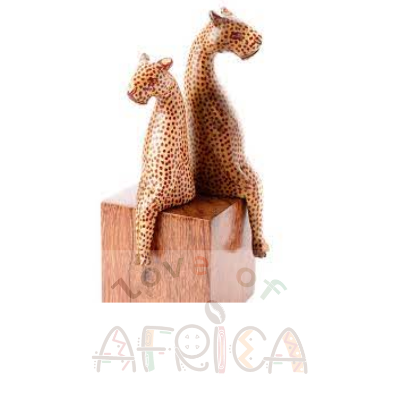 Mahogany Sitting Animals – Hand-Carved Kenyan Art - Image 2
