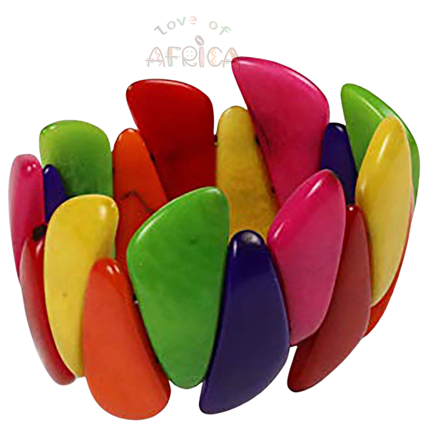 Multi Color Tagua Bracelet