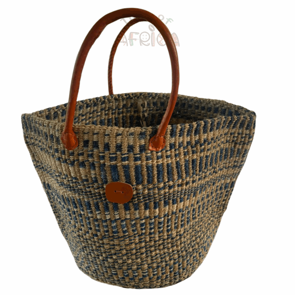 Eco-Friendly 14" Sisal Kiando with Leather Straps